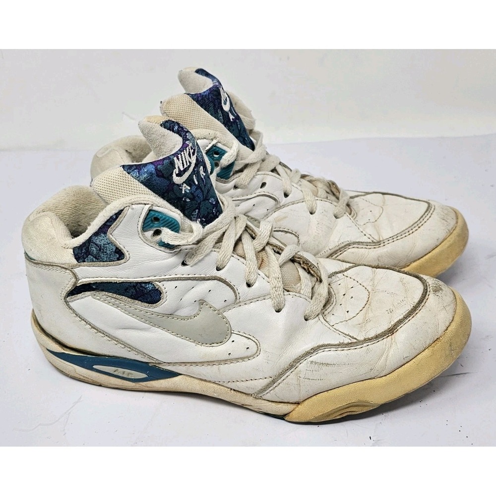 Vintage Nike 1994 Air Conditioner Mid White Sneakers Shoes Womens Size 9 DISPLAY
